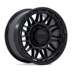 KMC KM555 ATTACK Matte Black 18x9 Wheel, 8x180 Bolt Pattern