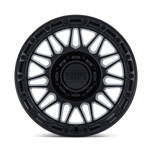 KMC KM555 ATTACK Matte Black 18x9 Wheel, 8x180 Bolt Pattern