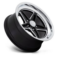 American Racing Vintage VN514 Groove 20x8.5 Inch Gloss Black Milled Wheel with Diamond Cut Lip