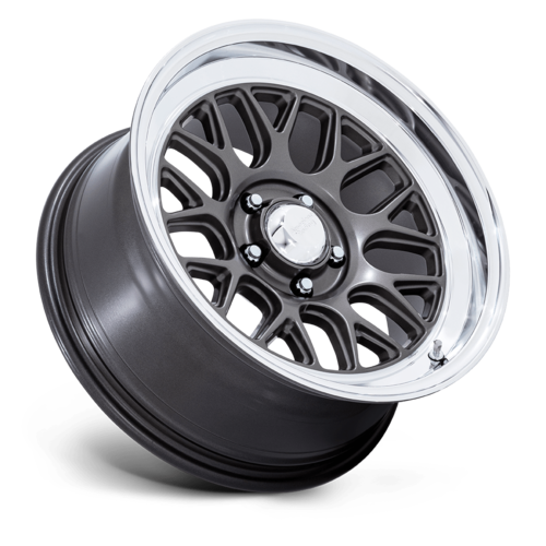 American Racing Vintage VN516 G-FORCE 17x8 Matte Anthracite with Diamond Cut Lip Wheel