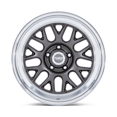 American Racing Vintage VN516 G-FORCE 18x7 Matte Anthracite with Diamond Cut Lip Wheel