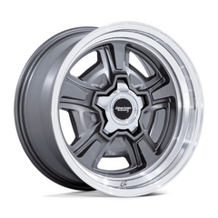 American Racing Vintage VN517 Marauder 22x10 Inch Anthracite with Diamond Cut Lip Wheel