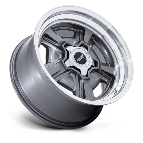 American Racing Vintage Marauder 20x8.5 Inch Anthracite with Diamond Cut Lip Wheel (Model VN517 MARAUDER)