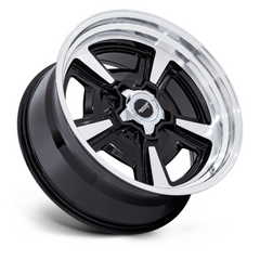 American Racing Vintage VN517 Marauder 20x10 Inch Gloss Black Machined Wheel with Diamond Cut Lip