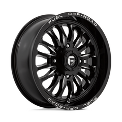 Fuel UTV D821 ARC UTV 18-Inch Gloss Black Milled UTV Wheel