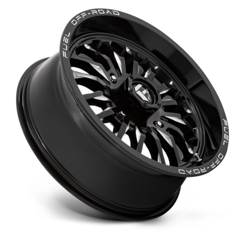 Fuel UTV D821 ARC UTV 18-Inch Gloss Black Milled UTV Wheel