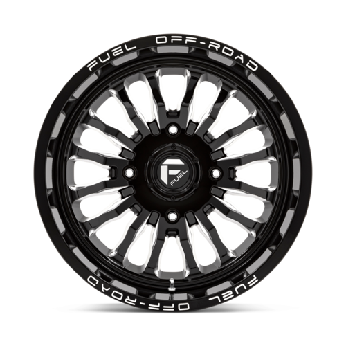 Fuel UTV D821 ARC UTV 18-Inch Gloss Black Milled UTV Wheel