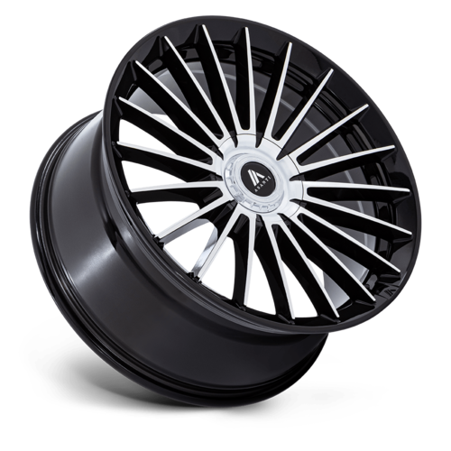 Asanti Black Viceroy 20x9 Gloss Black Machined Wheel with 5x108/112 Bolt Pattern and +45 Offset