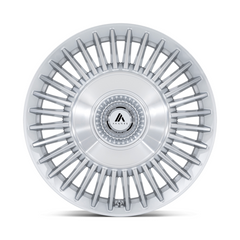 Asanti Black AB40 22x9 5x4.25/4.5 G-SLV BR-MCH-FC 38MM Wheels