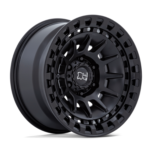 Black Rhino Hard Alloys BARRAGE 17x8.5 Matte Black Wheel with -10 Offset
