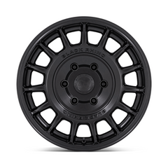 Black Rhino Hard Alloys BR015 VOLL 17x8 Matte Black Wheel with 5x108 Bolt Pattern and +38 Offset