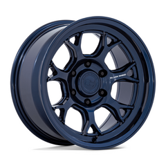 Black Rhino Hard Alloys ETOSHA 17x8.5 Inch Gloss Midnight Blue Wheel with 6x139.7 Bolt Pattern and +20 Offset