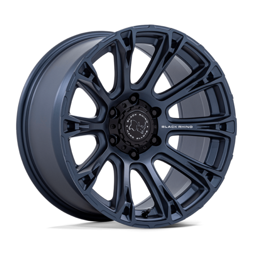 Black Rhino Hard Alloys Diamondback 17x8.5 Inch Metallic Blue Off-Road Wheel with 6x139.7 Bolt Pattern and +25 Offset