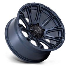 Black Rhino Hard Alloys Diamondback 17x8.5 Inch Metallic Blue Off-Road Wheel with 6x139.7 Bolt Pattern and +25 Offset