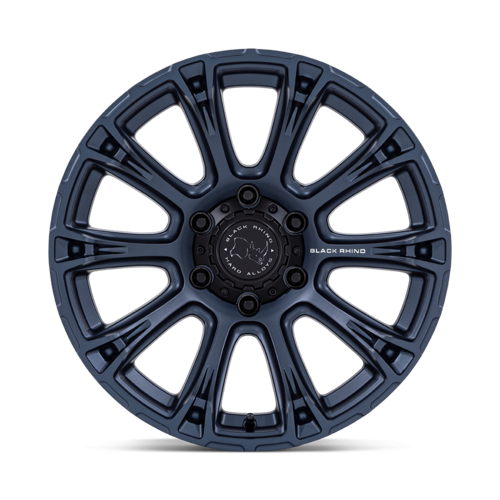 Black Rhino Hard Alloys DiamondBack 17x9 Inch Metallic Blue Wheel with 6x139.7 Bolt Pattern and +12 Offset