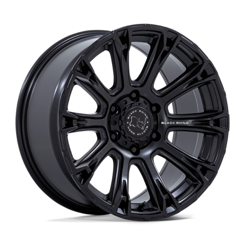 Black Rhino Hard Alloys Diamondback 17x8.5 Inch Matte Black Off-Road Wheel with 5x127 Bolt Pattern and +25 Offset