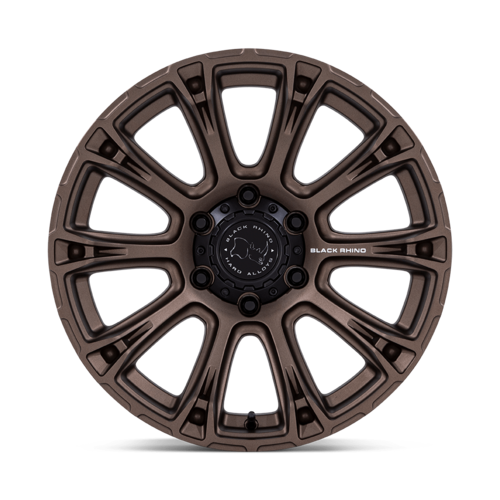Black Rhino Hard Alloys Diamondback 20x9 Burnt Bronze Wheel with -12 Offset