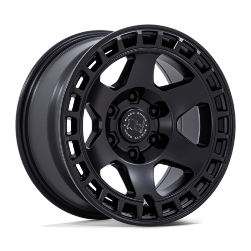Black Rhino Hard Alloys BR022 BAHARI 17x8.5 Matte Black Off-Road Wheel with 6x139.7 Bolt Pattern and +25 Offset