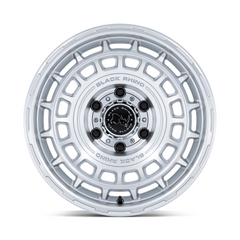Black Rhino Hard Alloys BR024 AWOL 17x8.5 Silver with Machined Face Wheel