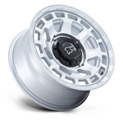 Black Rhino Hard Alloys BU002 14X7 4X156 H-SLV MCH 10MM UTV Wheel