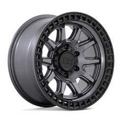 Black Rhino Hard Alloys BR001 17x8.5 Wheels - M-GNMTL Black Lip 34mm