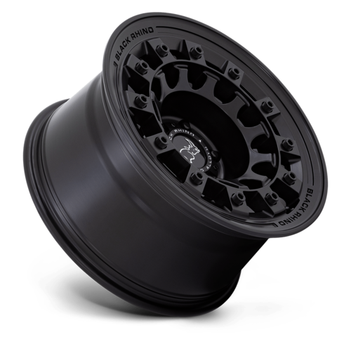 Black Rhino Hard Alloys FUJI 17x8 Matte Black Wheel with 20mm Offset