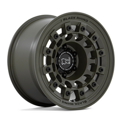 Black Rhino Hard Alloys BR004 17X9 6X5.5 OD-GRN -12MM Wheel