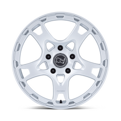 Black Rhino Hard Alloys KLAUE 18x8 Matte Silver Wheel with 20mm Offset for 5x130 Bolt Pattern