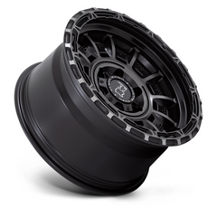 Black Rhino Hard Alloys Legion 17x9 Inch Matte Black Gray Tinted Wheel with 6x139.7 Bolt Pattern and 0 Offset