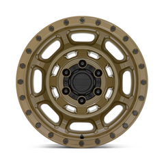 Black Rhino Hard Alloys BR Convoy 17x8.5 Inch Gator Green Off-Road Wheel with -18mm Offset