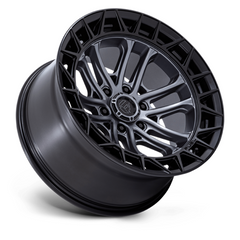 Fuel 1PC FC874 Celsius 17x9 Matte Gunmetal with Matte Black Lip Wheel