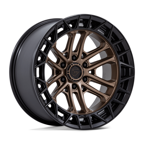 Fuel 1PC FC874 Celsius 17x9 Matte Bronze with Matte Black Lip Wheel