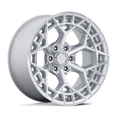 Fuel 1PC FC873 Charger 17x9 Inch Gloss Silver with Machined Face Wheel