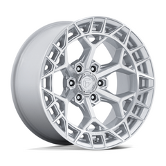 Fuel 1PC FC873 Charger 17x9 Inch Gloss Silver with Machined Face Wheel