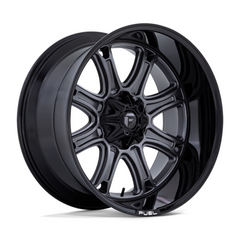 Fuel 1PC D853 22x10 6x135/5.5 M-GNMTL Black Lip Wheel - 18mm Offset
