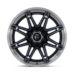 Fuel 1PC D401 22X10 6X5.5 G-BLK BRDT -18MM Wheel