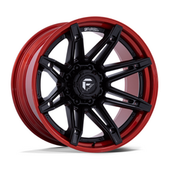 Fuel 1PC D401 20X10 8X6.5 M-BLK RD -18MM Wheel
