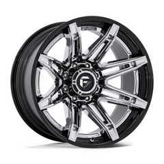 Fuel 1PC D401 22-Inch x 12-Inch 8x170 Chrome with Gloss Black -44MM Offset Wheel