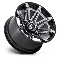 Fuel 1PC D401 22-Inch x 12-Inch 8x170 Chrome with Gloss Black -44MM Offset Wheel