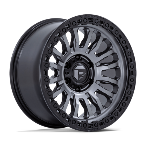 Fuel 1PC FC857 RINCON 17x9 Matte Gunmetal Wheel with Matte Black Lip, 8x180 Bolt Pattern, +20 Offset