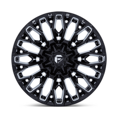 Fuel 1PC D865 20X10 5X5/5.5 G-BLK MILL -18MM Wheels