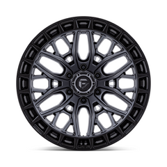 Fuel 1PC FC869 Sigma 22x9.5 Matte Gunmetal with Black Lip Wheel