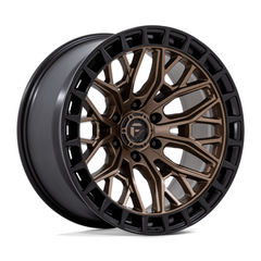 Fuel 1PC FC869 Sigma 22x9.5 Inch Matte Bronze with Matte Black Lip Wheel