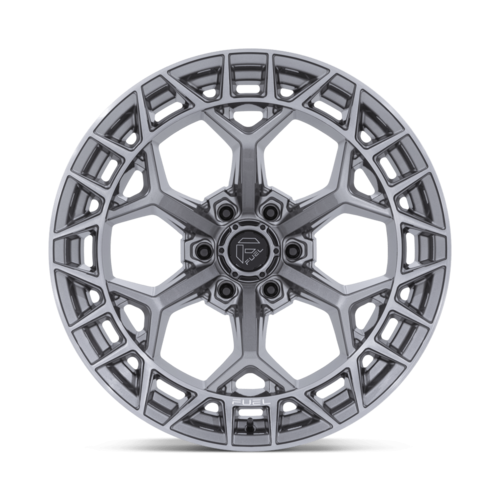 Fuel 1PC FC873 Charger 17x9 Inch Platinum Gray Alloy Wheel