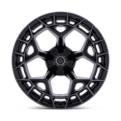 Fuel 1PC FC873 Charger 22x12 Inch Gloss Black with Brushed Dark Tint Off-Road Wheel