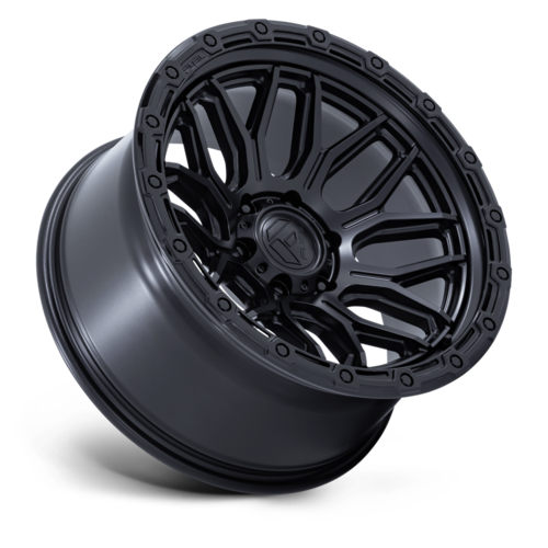 Fuel 1PC Surge 18x9 Matte Black with Gloss Black Lip Wheel - 8x165.1 Bolt Pattern, +1 Offset