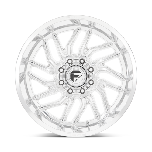 Fuel 1PC D809 Hurricane 20x10 Inch Polished Milled Wheel with -18 Offset and 8x170 Bolt Pattern