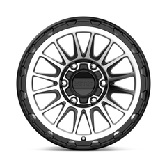 KMC KM542 17x9 Black Machined Wheel - 6x4.5 Bolt Pattern