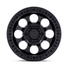 KMC KM550 17x8.5 Black Wheels with 6x5.5 Bolt Pattern and 10mm Offset