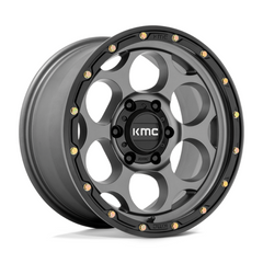 KMC KM541 17x8.5 Wheels - 8x170 S-GRY BLK-LP